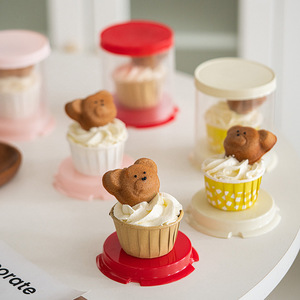 Boîte à cupcakes <span class=keywords><strong>de</strong></span> <span class=keywords><strong>la</strong></span> <span class=keywords><strong>fête</strong></span> des enfants pour muffins et madeleines Fourniture d'emballage <span class=keywords><strong>de</strong></span> cuisson pour <span class=keywords><strong>la</strong></span> décoration <span class=keywords><strong>de</strong></span> gâteaux - Product Image 3
