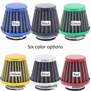 Elemento de filtro de aire Filtro para ATV Off-Road Motocicleta Scooter Filtro de aire Cabeza de hongo Filtro de alto volumen de aire - Product Image 4