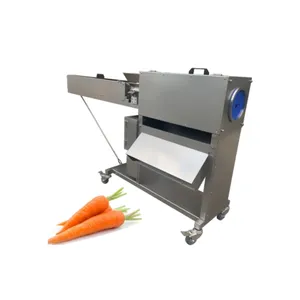 Máquina peladora eléctrica de piel de zanahoria y rábano blanco fresco, máquina peladora Daikon de bardana y zanahoria