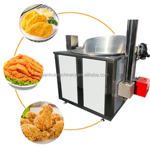 Commercial Price Oil Gas Deep French Fries Onion Rings Frying Banana Potato Chips Fryer Machine