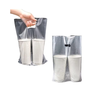 Bán buôn <span class=keywords><strong>LDPE</strong></span> HDPE Trà sữa cà phê nước giải khát dùng một lần tái sử dụng đứng lên túi túi nhựa bền tùy chỉnh in logo - Product Image 1