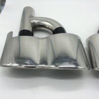 Embouts de silencieux en acier inoxydable pour Mercedes-Benz Classe S W221 S320 S500 S600 S65 AMG Système d'échappement Tuyaux d'échappement de voiture