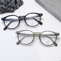 Montures de lunettes en acétate avec charnières à ressort, montures optiques prêtes pour la prescription, vente en gros