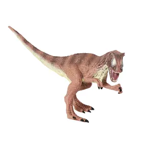 نموذج بلاستيك واقعي صلب مطلي يدويًا allosaurus PVC