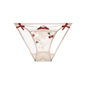 Braguitas de Algodón Puro Transpirables y Delicadas para Verano, con Malla Elástica, Diseño de Piña y Cereza, Estilo Sexy y Lindo para Chicas - Product Image 5