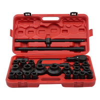 Kit d'outils à douilles à chocs métriques en acier CR-MO phosphaté robuste de 26 pièces avec rallonge pour atelier automobile