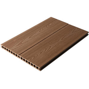 Plancher extérieur antidérapant en WPC, revêtement de sol imperméable en composite bois-plastique à emboîtement pour piscine, cuisine et salle de bain - Product Image 4