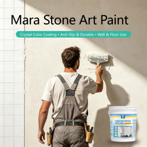Pintura Ecológica a Base de Agua con Textura de Mármol y Grava de Arena Natural Mara, Garantía de 5 Años, Impermeable y Antimoho - Product Image 2