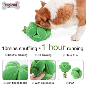Interactive Broccoli Design Dog Toy Durable Small Medium Funny <strong>Squeakers</strong> Best Pet Carton Packaging Lovely Simple Cartoon Style Pet chew toys - Product Image 5