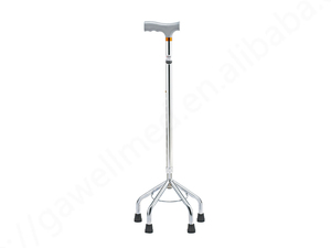 Hot bán giá rẻ nhôm di động vô hiệu hóa có thể điều chỉnh 4 chân Quad AIDS đi bộ mía - Product Image 3