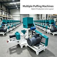 Machine extrudeuse à vis simple pour le gonflage de denrées alimentaires, équipement de traitement des céréales et des matières premières