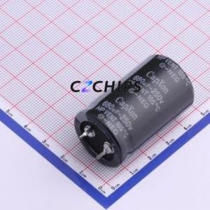 HP681M250N410A Snap-in Aluminum Electrolytic Capacitor Through hole Component (THT),D25xL41mm 680uF 20% 250V - Product Image 1