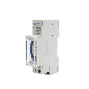 Open Electric 180A 230-240 VAC / 110VAC Mechanical Day Timer Power Reserve 100 Hours Din-rail 24 Hour Analogue Time Switches