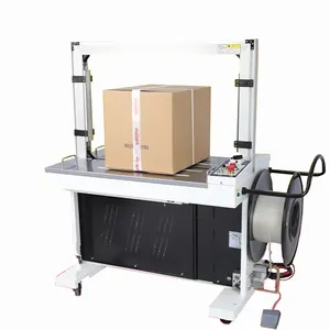Full auto Corrugated carton box Semi Automatic Strapping Machine with Top Pressurized function