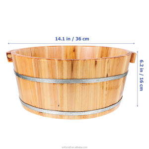 En gros Bassine en bois personnalisable, inodore et saine, pour le lavage des vêtements, des légumes et la trempage des pieds - Product Image 2
