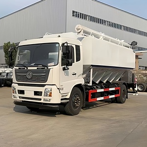 Camión de Transporte de Alimentos a Granel Dongfeng 4x2, Camión de Entrega de Granos y Alimentos para Aves con Barrena Eléctrica para Granjas - Product Image 3
