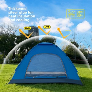 Tente de <span class=keywords><strong>camping</strong></span> Mobi Garden UL1 Light Knight ultra-légère pour une personne, imperméable, protection UV, pour la randonnée et le trekking double - Product Image 2