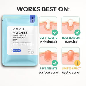 Parches Hidrocoloides <span class=keywords><strong>Invisibles</strong></span> para el Acné con Aceite de Árbol de Té, Marca Privada, para el Rostro - Product Image 5