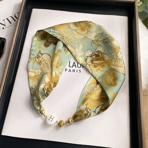 ใหม่สร้อยคอป้องกันคอผ้าไหมหัวเข็มขัดแม่เหล็กสำหรับผู้หญิงผ้าพันคอแบบมืออาชีพขนาดเล็กประดับเชือกผูกผม - Product Image 4