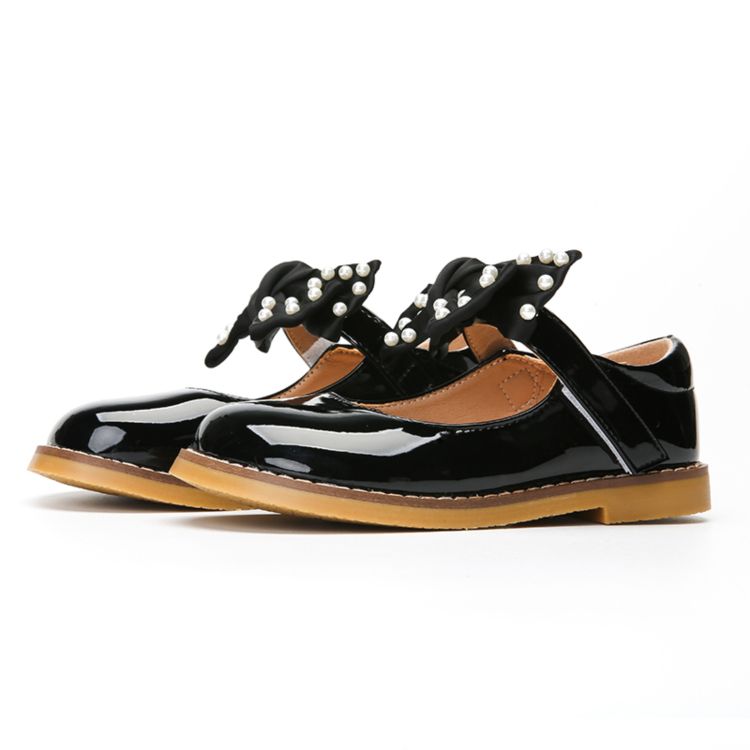 Manufacturer's Latest Bow Black And White Princess Shoes Shoes Girls Butterfly Sandals