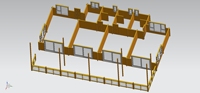 Casa de Madera Europea, Villa de Madera, Cabaña de Troncos de 2 Pisos, Casa Prefabricada