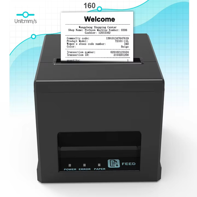 ZJIANG 80mm Embedded Thermal Panel Printer for Self-service Kiosk, Supporting Receipt, Ticket and Statement Auto-cut Bills