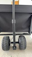Chariot pliable motorisé Chariot de camping et de plage Chariot utilitaire pliable à usage intensif Chariot pliant électrique