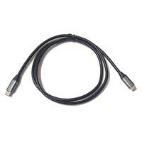 Kabel Data Pengisian Cepat USB-C ke USB-C 3.1 Gen2 Tipe C ke Tipe C 60W PD, Tembaga Bebas Oksigen, Casing Aluminium untuk Tablet dan Laptop