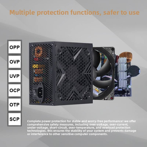 ATX <strong>PC</strong> Power Supply Units for Gaming <strong>PC</strong> 24pin 12V Desktop <strong>PSU</strong> Full Voltage Power Supplies 600W in Stock POWER SUPPLY 750W - Product Image 2