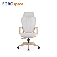 EGROspace Chaise de bureau ergonomique pivotante en maille, moderne, haut de gamme, avec accoudoirs, pour conférence et direction, inclinable