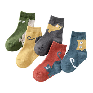 Chaussettes pour enfants à rayures de voiture en coton de haute qualité, design personnalisé, motif dessin animé, mignonnes, vente en gros OEM, prix d'usine - Product Image 6
