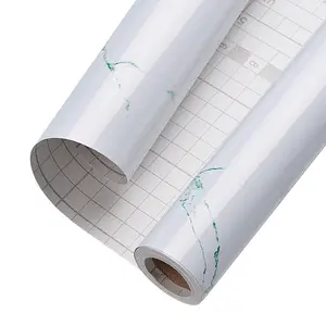 Papier peint adhésif pour meubles, rouleau de 30 papiers aluminium, revêtement amovible, compatible OEM, marbre, granit, vente en gros