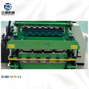 Máquina Popular Totalmente Automática para Fabricar Láminas de Techo Trapezoidales y Glaseadas, Máquina Formadora de Tejas de Tres Capas - Product Image 5