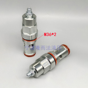 Válvula de cartucho hidráulica Ningbo Longerfa M36*2, válvula de control de flujo para sistemas hidráulicos - Product Image 1