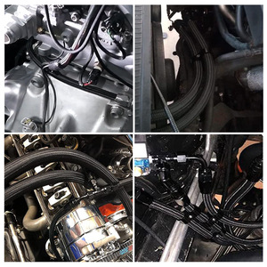 CNSPEED ท่อระบายความร้อนน้ำมันแบบถักไนลอน AN4 6 8 10 การปรับเปลี่ยนยานยนต์การอัพเกรดแบบติดตั้งเพิ่มเติมแบบสากล - Product Image 4