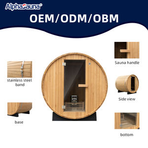 ساونا برميل-أطقم ساونا خارجية لشخص واحد من الشركة المصنعة في الصين أفضل معدل فعال - Product Image 5