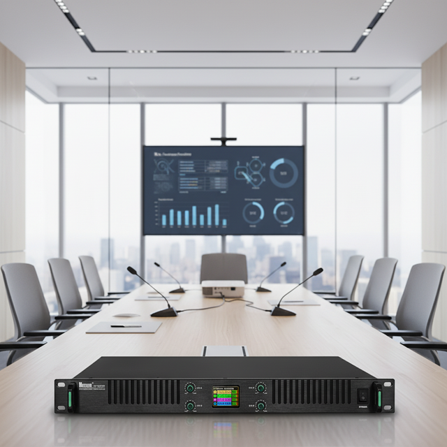 High Sound Quality Digital Power Amplifier Class D 8ohm Digital Stereo Power Amplifier for Conference Meeting Room,Hi-fi