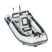Bateaux pneumatiques à coque rigide en aluminium de 13 pieds avec certificat CE Hypalon/PVC/Orca pour la pêche à vendre