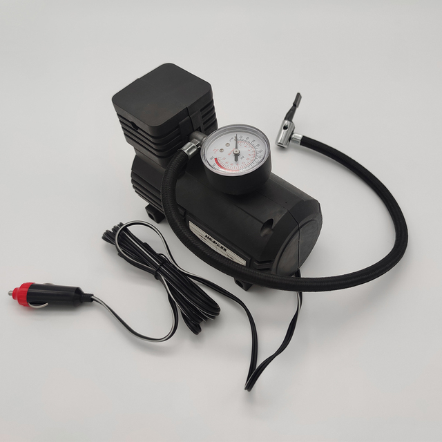Portable Promotion Small Mini DC 12 Volt Electric Car Tire Inflator Pump air Compressor with Tire Gauge