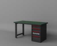 Meubles de garage banc de travail en métal établi antistatique table de travail en acier utilisation en atelier