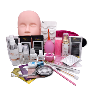 Kit de Extensión de Pestañas Profesional con Etiqueta Privada, con Maniquí, Bolsa de Maquillaje DIY, Kit de Herramientas para Principiantes, Kit de Entrenamiento - Product Image 4
