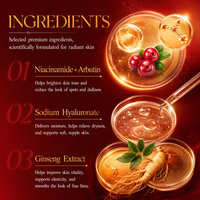 Sérum Visage Éclaircissant Anti-Taches à la Vitamine C 377, Hydratant, Resserre les Pores, Réparateur, Raffermissant, Anti-Âge