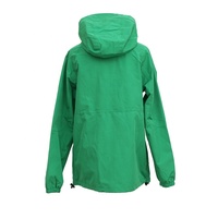 Chaqueta cortavientos transpirable de diseño personalizado para mujer, ropa deportiva impermeable funcional, procesamiento tejido terminado