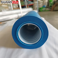 Vorisolierter HDPE Halbstarrer Radialkanal Anti-Kondensations-Wärmeisolierrohr für MVHR Wärmerückgewinnungssystem 75mm 90mm
