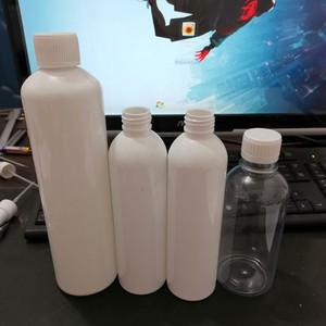 Bocaux en plastique 1100 cc à couvercle vissé, cylindriques blancs, pour emballage général et usage médical - Product Image 3