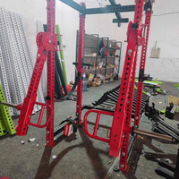 Accessoires d'équipement de musculation : Bras de chariot réglables, Bras de poussée universels, Bras de serrage pour Power Rack, Smith Machine et Multi-station