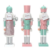 Soldats Casse-Noisettes de Noël de 20 pouces, décorations de Noël colorées bonbon, style macaron, très populaires