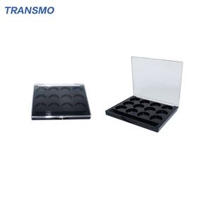 Paleta de Sombras de Ojos Cuadrada Recargable de 12 Colores, Estuche de Maquillaje con Logotipo Personalizado, Embalaje Cosmético de Marca Privada OEM - Product Image 3