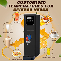 Distributeur d'eau chaude électrique commercial YIHAN en acier inoxydable, haute efficacité, sur pied/à poser, 8/10/15/30L, 2500W, 110-240V