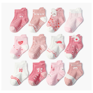 Pantoufles antidérapantes en coton biologique <span class=keywords><strong>pour</strong></span> <span class=keywords><strong>nouveau</strong></span>-<span class=keywords><strong>né</strong></span> et tout-petit avec poignées <span class=keywords><strong>pour</strong></span> enfants - Product Image 6